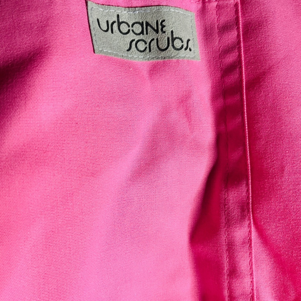 Pink Drawstring Women’s scrub uniform pants side pockets. Brand new size medium - Picture 7 of 9